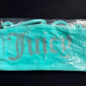 Juicy Couture Mint Crop Top Size M
